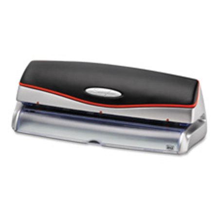 ROOMFACTORY Electric 3-Hole Punch, .28 in., 20 Sht, 5 in. x 11.5 in. x 3.8 in., BK-SR RO1620872